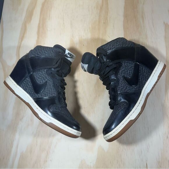 Nike Dunk Ski High Hidden Wedge Shoes Women’s Size 7.5 - Picture 2 of 8